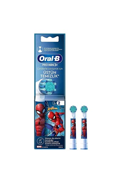 Oral-B Şarjlı Diş Fırçası Yedek Başlığı Spiderman 2 adet ürün Yeni 990396