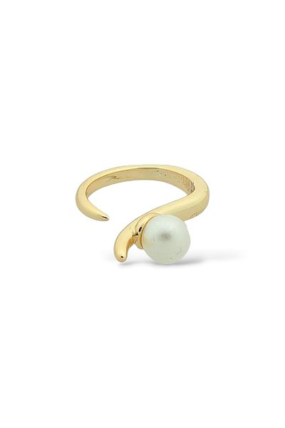 Çlk Accessories Inel cu perle geometrice ajustabil premium