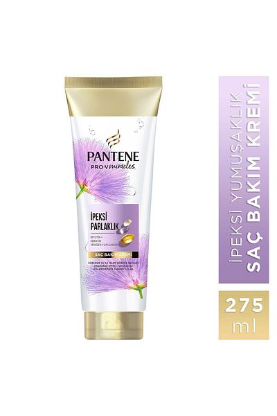 Pantene Pro-V Miracles Silky Shine Hair Treatment Cream for Treated Hair 275ml