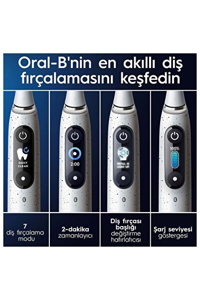 Oral-B iO 10 Şarjlı Diş Fırçası - Stardust Beyaz