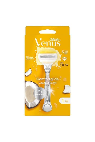Gillette Venus ماكينة حلاقة Venus Comfort Glide Olay + رأس احتياطي