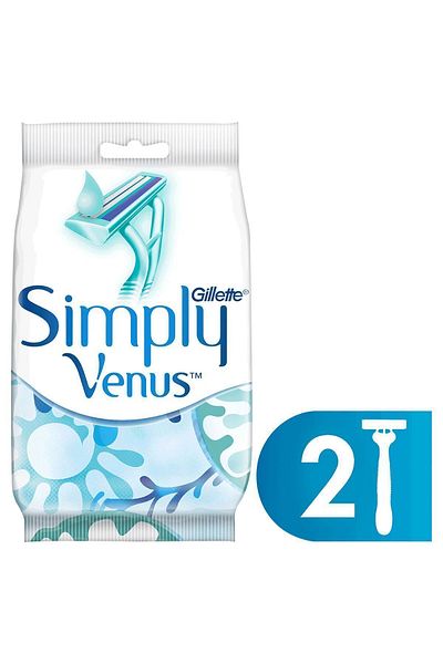 Gillette Venus Simply 2 Women's Razor 2 Pack (New)