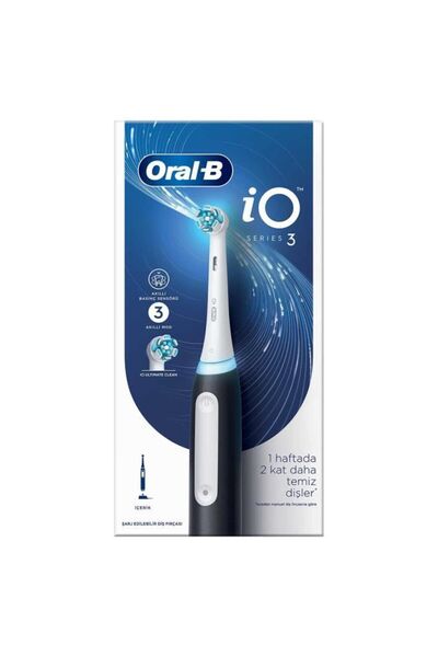 Oral-B İo 3 Şarjlı Diş Fırçası - Siyah