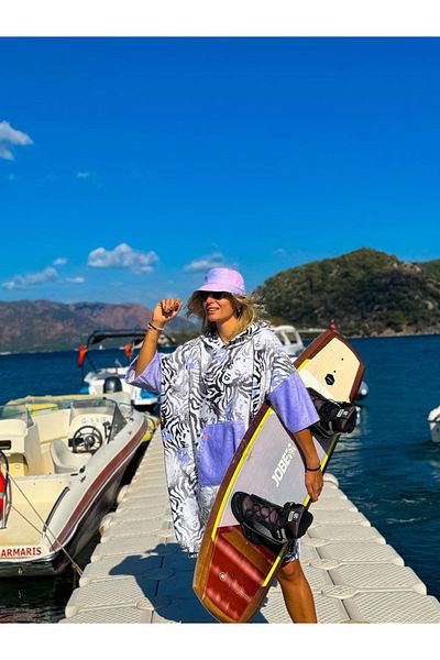 Sole Rosa Πετσέτα Surf Towel Poncho Πετσέτα παραλίας