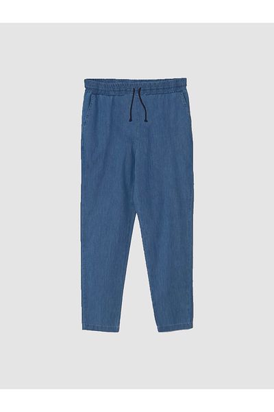 REFA COLLECTİON 2-Piece Large Size Elastic Waist Jeans