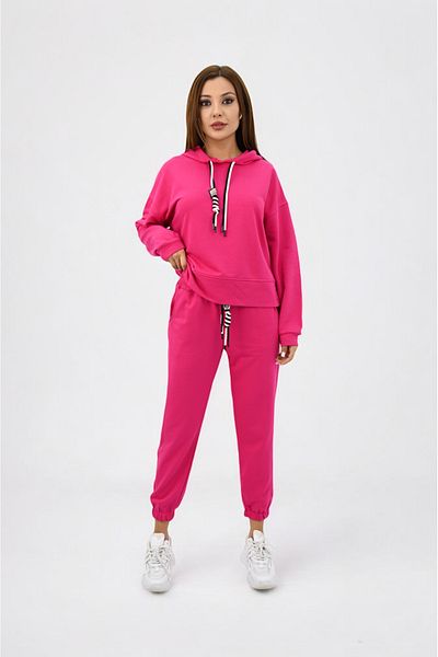 Koza Butik Γυναικείο σετ αθλητικής φόρμας με κουκούλα από καουτσούκ 4161-25