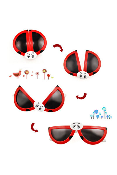 Toyaş 20 Pieces Animal Themed Plastic Folding Glasses Party - for Classroom School and Gift Entertainment