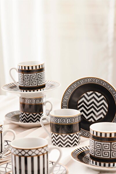 Karaca Hellenistic Coffee Cup for 6 Persons 80 Ml