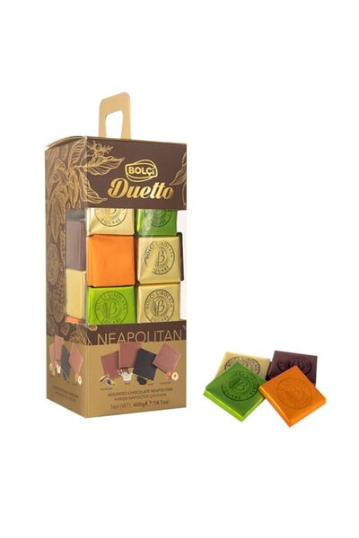 Bolçi Duetto Karışık Napoliten Çikolata 400g