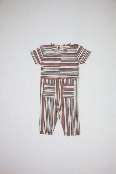 rg kidsstore Devojčin kombinezon kratkih rukava Prugasto Pamuk komada za leto...