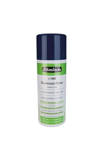 Schmincke Universal Varnish Genel Amaçlı Uv Korumalı Saten Mat Final Sprey Ve...