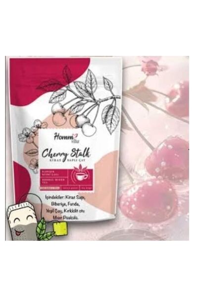 Homm Bitkisel Hommvita kayısı biberiye çayı ve kiraz sapı çayı