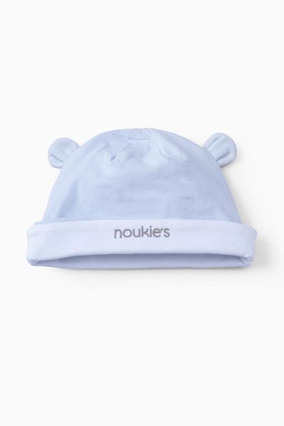 Uygun Bebe Light Blue Lycra Ear Hat for Baby Boy - Suprem