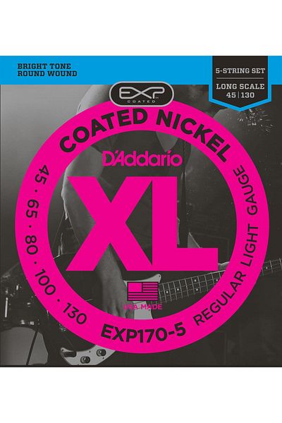 Daddario سلسلة جيتار باس Exp170-5 (45-130)