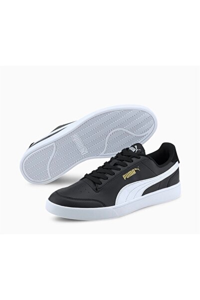 Puma Παπούτσια 30966804Shuffle Μαύρο-Λευκό-Χρυσό