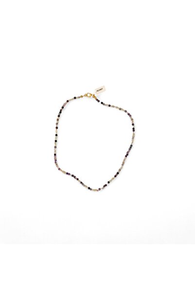 Hedea قلادة فلوريت من الحجر الطبيعي من فلوريت بيوتي