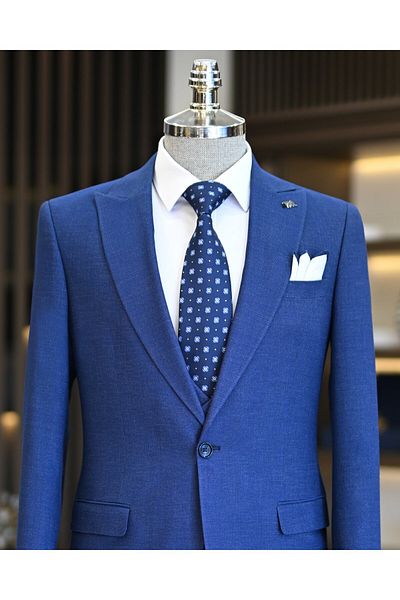 TerziAdemAltun Men's Slim Fit Italian Style Jacket and Vest Set - Saks T11026