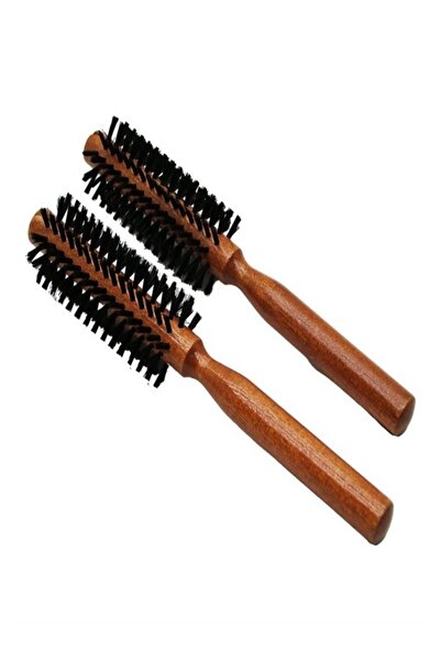 Melantis Perie pentru uscător de păr cu mâner din lemn natural rezistent la c...