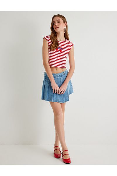 Koton Tuba Unusal - Cherry Printed T-Shirt