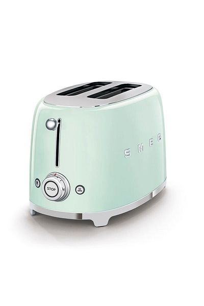 SMEG Pastel Green 2X1 Toaster Set - Tsf01Pgeu