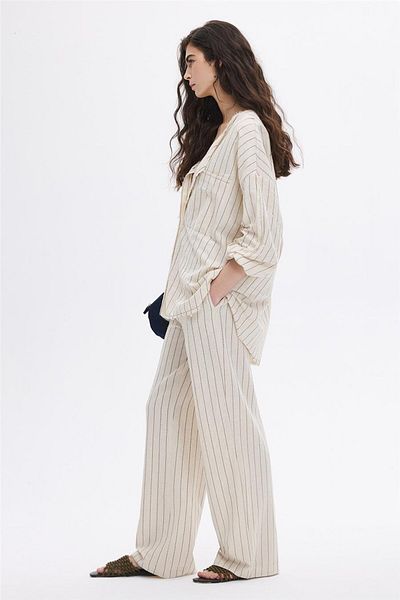 SHERIN Pantaloni mixti in dungi