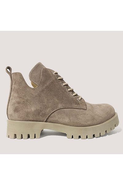 Bulldozer 250736 Γυναικείες δερμάτινες μπότες Mink Suede - 36