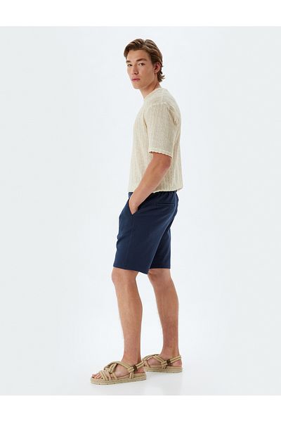 Koton Kurze Chino-Shorts aus Baumwollmischung mit Taschen