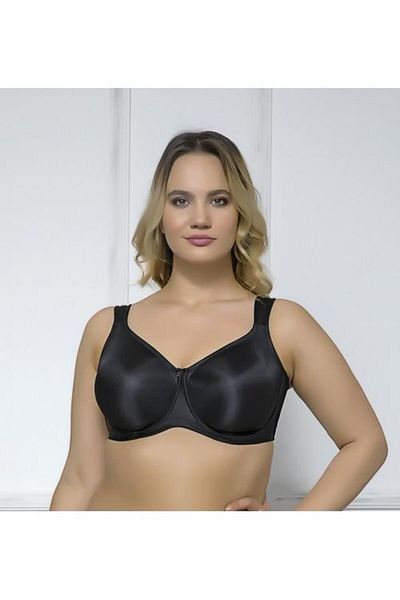 MOONLİGHT Σουτιέν Moonlight 2119 Black Underwire με μείωση μεγέθους 2 με χοντρό λουράκι