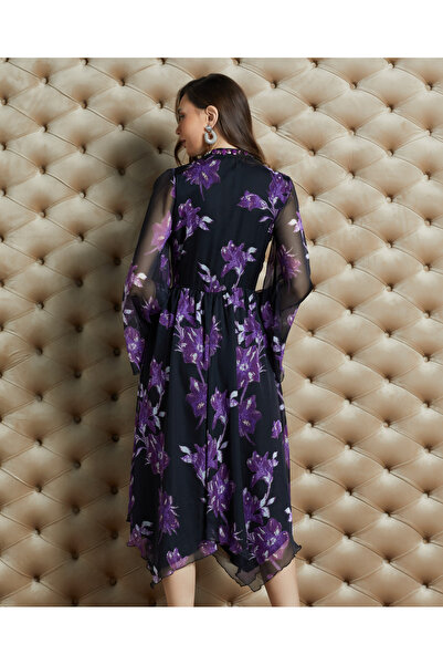 SERPİL Serpil Women's Purple Dress 35288