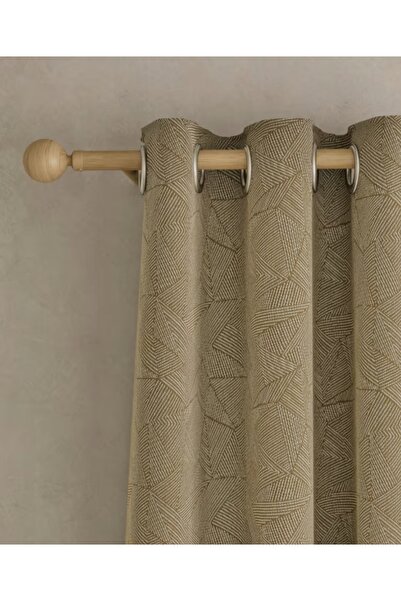 Evcimenhome Produs NOU Perdea rustică căptușită cu inele metalice 170cmX230cm...