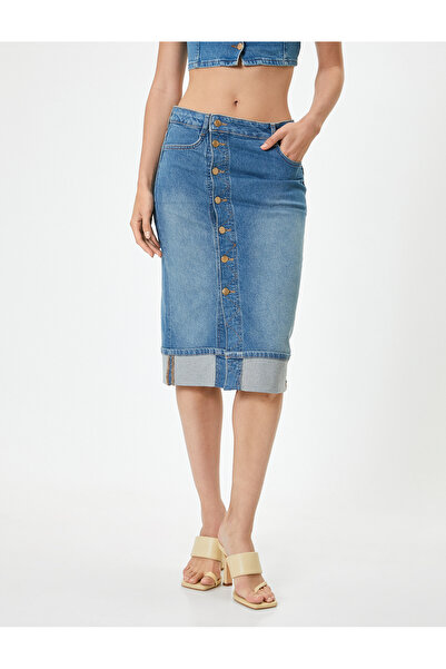 Koton Γυναικεία Φούστα - Μοντέλο 4Sal70043Mdmıd