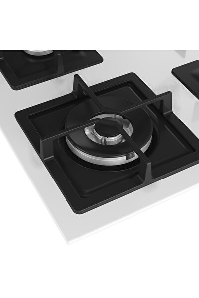 Arçelik OCD K 651 DWYB Gazlı Cam Tablalı Ocak Beyaz