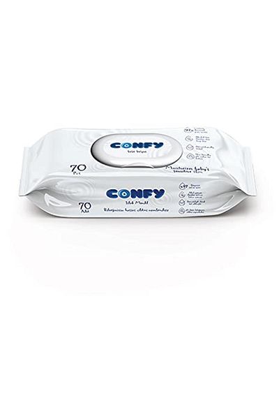 Confy Premium Wet Wipes Soft Care 70 Pieces