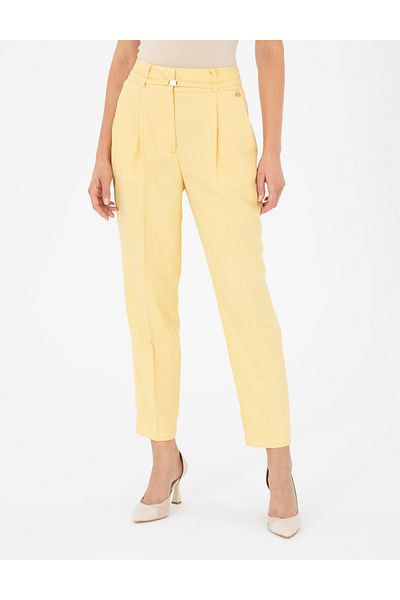 Pierre Cardin Yellow Carrot Fit Fabric Trousers 50282074 -Vr044