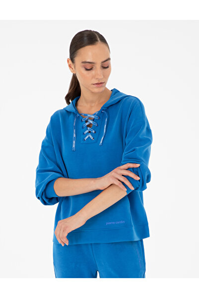 Pierre Cardin Saks Oversize Modal Kumaş Sweatshirt 50290938-VR045