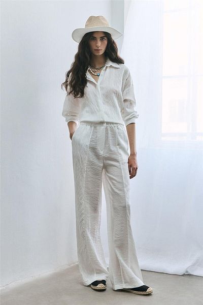 SHERIN Wrinkled Trousers - Looking Design