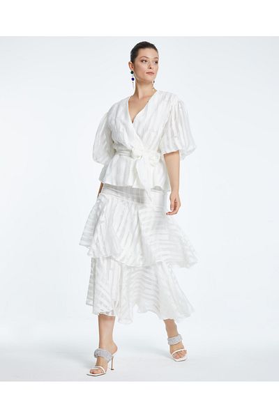 SERPİL Serpil Women's Ecru Suit 38159