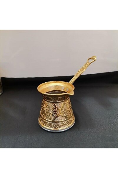 Saray Ottoman handicraft İndüksiyon Cezve No:3 Altın