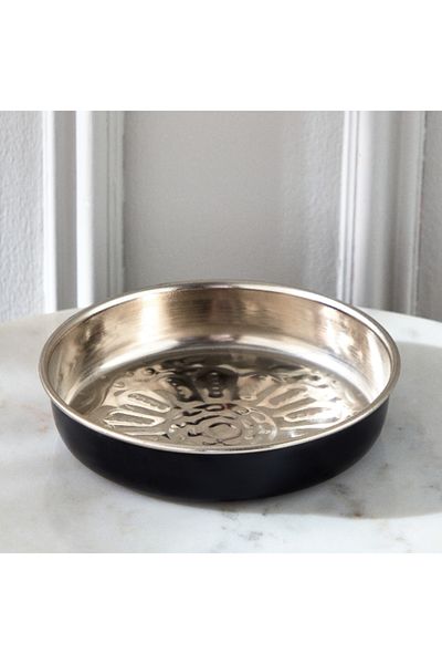 Home Box Splendid Metal Decorative Plate- 17x17x4 cm