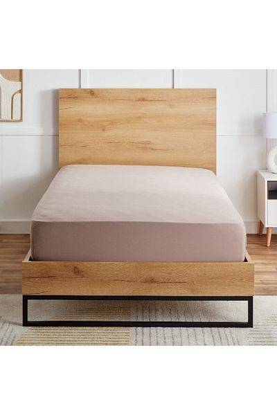 Home Box Ferum Micro Jersey Queen Fitted Sheet - 150x200+30 cm