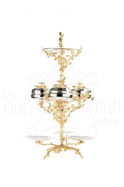 Saray Ottoman handicraft Sunumluk Çerezlik Dallı 7'li