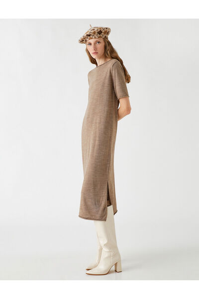Koton Γυναικείο Φόρεμα Mink 3WAK80002HT