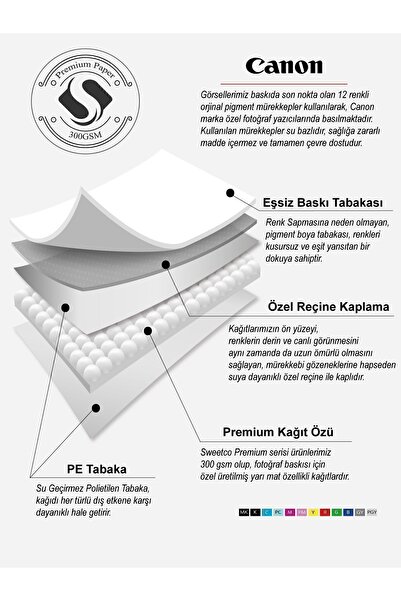 Sweetco Çerçevesiz Poster Buongiorno I Günaydın, Kahve, Coffee, Espresso, Bar Chart, Mutfak, Moka Pot