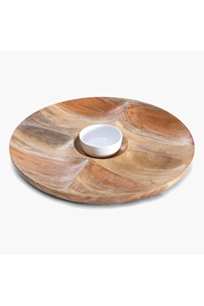 Home Box Albero Chip and Dip Platter - 35x35x2.5 cm