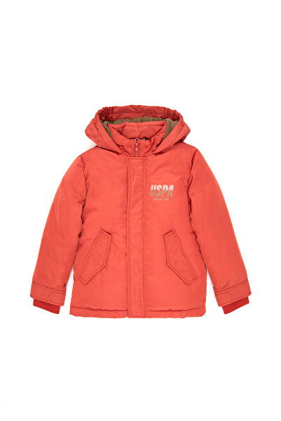 U.S. Polo Assn. Erkek Çocuk Kiremit Kaban 50293294-VR031