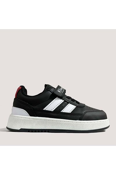 M.P. 3310 Children's Daily Casual Shoes - Black-White - 33
