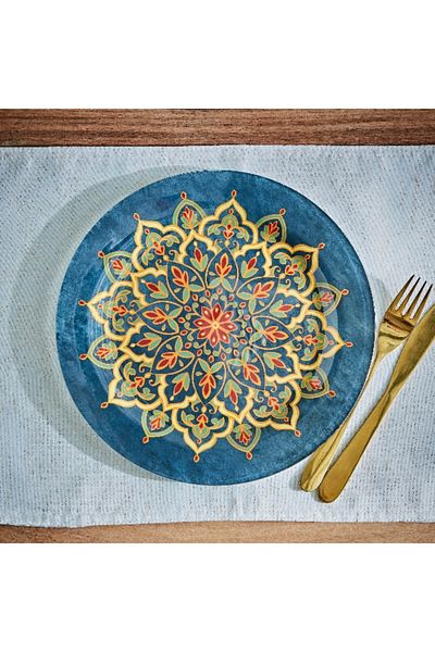 Home Box Treasure Round Platter- 27.5 cm