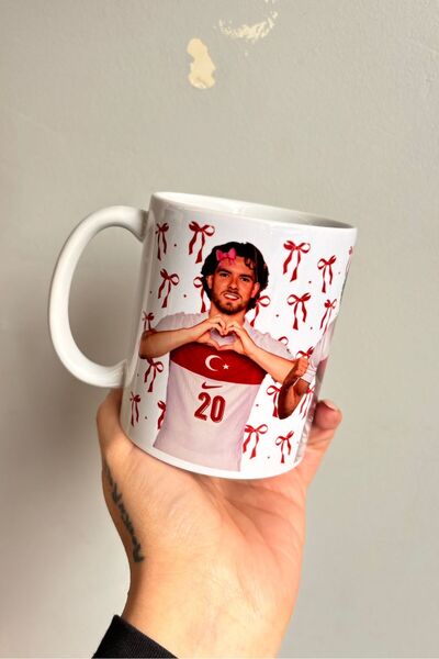 Namgo Ferdi Kadıoğlu Beyaz Porselen Kupa Bardak