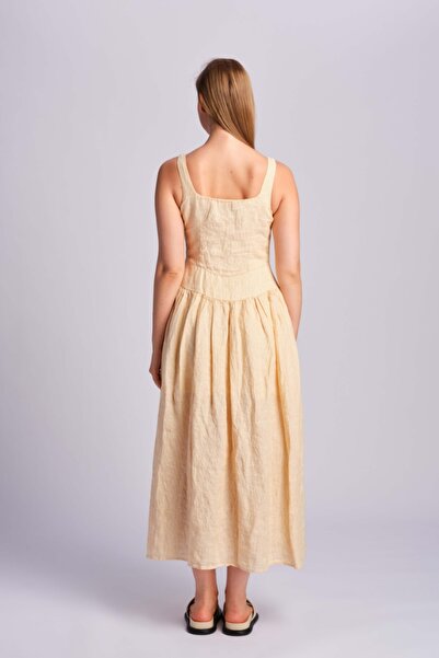 Ruck & Maul Sarı Kadın Elbise