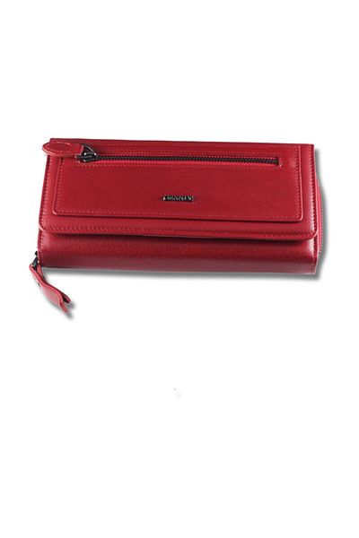 Grande Women's Red Genuine Leather Wallet 2636